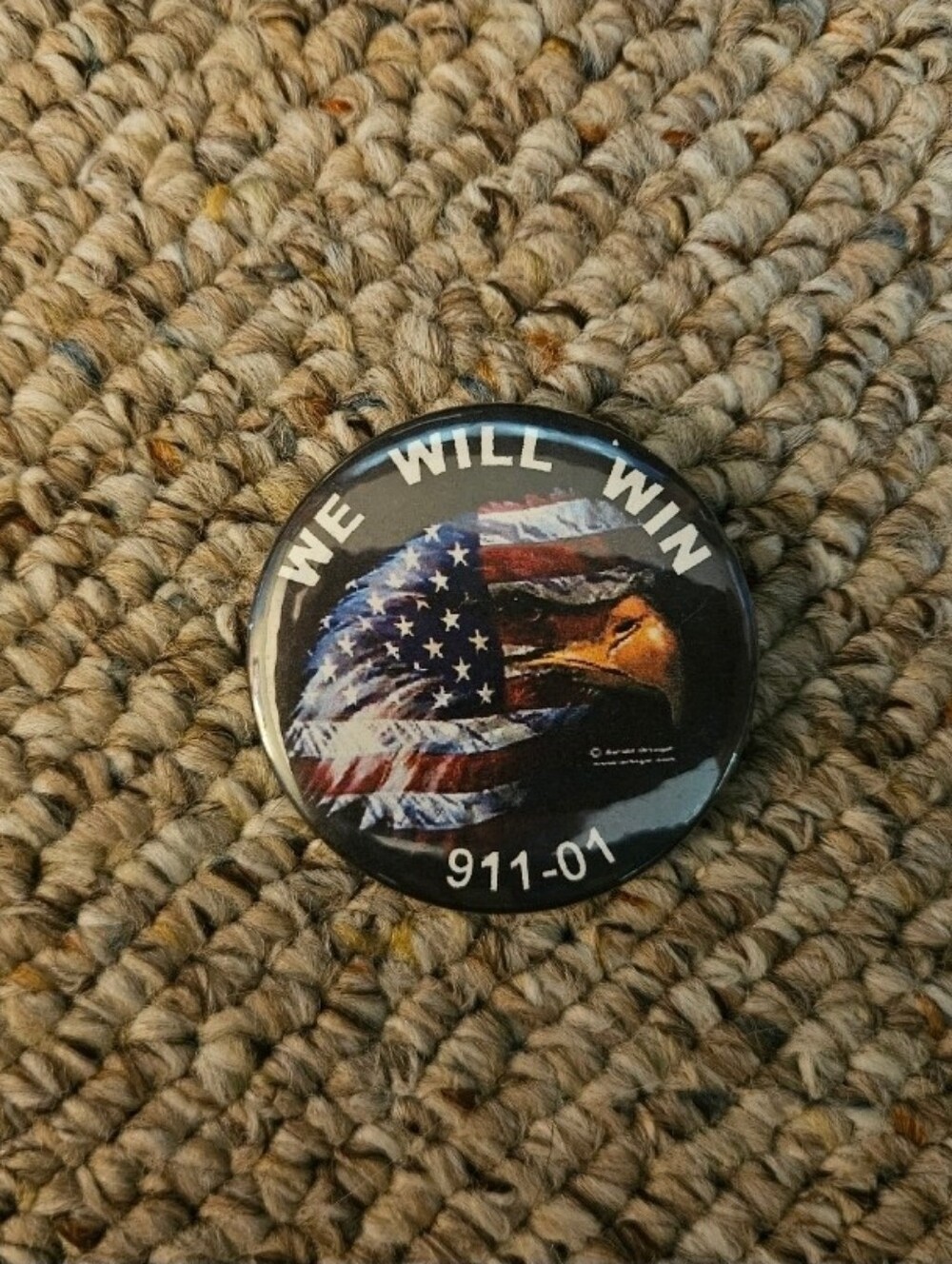 We Will Win 9/11 September 11 2001 Pin